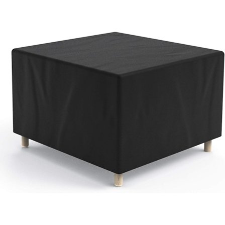 Rektangulært hagebordtrekk 420D Oxford-stoff Vanntett og vindtett 125 x 125 x 74 cm