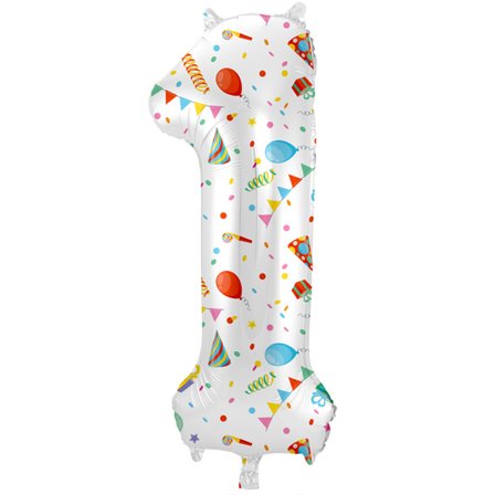 Sifferballong Joyful "0-9" Numero 1