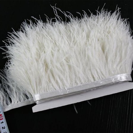 2m Strudsefjer Trim Plumes Bånd Selvage