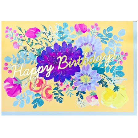 Greeting Life Carte de vœux Dahlia