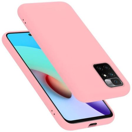 Fodral till Xiaomi RedMi 10 Skal i LIQUID PINK Fodral Skydd Silikon TPU mobiltelefon