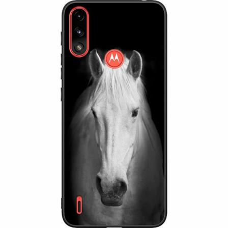 Motorola Moto E7i Power Svart Skal Häst
