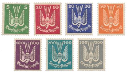 Tyske Rige 1924 - MICHEL 344-350 - Ubrugt