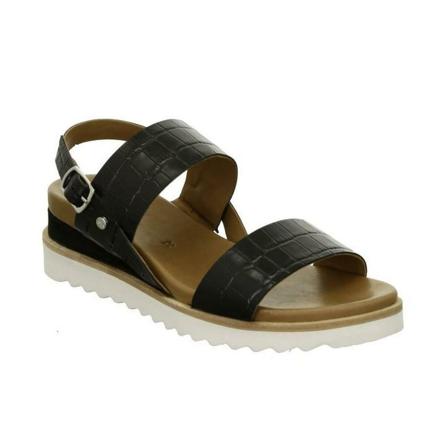 ara Flat Sandaler Sort, Dame Sandaler, Størrelse: 39 EU