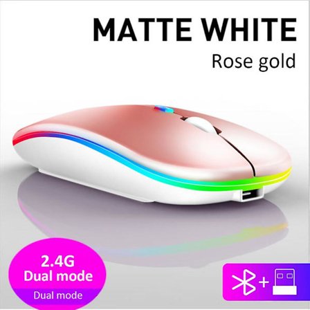 Trådlös tyst mus 2.4ghz Overwatch Mice Mouse Gamer Rgb Mus Bärbar trådlös mus för bärbar dator spelmus