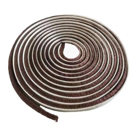Fönstersöm Tätningslist Dörrbotten/Söm Tätningslist Vind- och dammtät självhäftande tätningslist(5m/16.4ft) Brown 9mmX9mmX5M