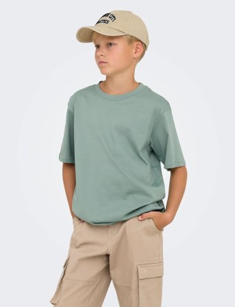 ONLY & SONS Osjfred Life Rlx Ss Tee Jrs Noos - Green - 110-116