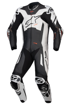 Jednoczęściowy Kombinezon Skórzany Alpinestars GP Plus V4 Sprint Czarny/Złamany Biały/Czerwony 62