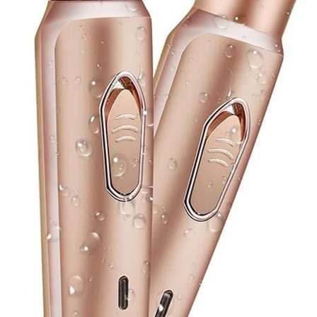 Elektrisk barbermaskin for kvinner - 2 i 1 for bikini, ben, armhuler, ansikt 2 hoder KLB