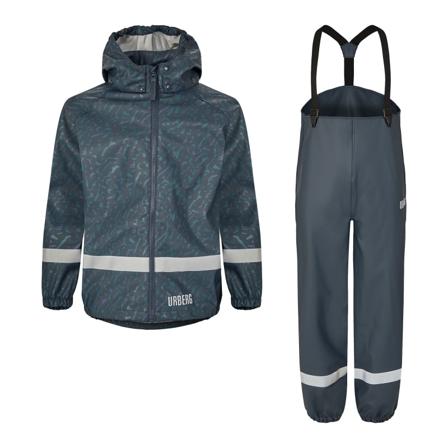 Urberg Malme PU Rain Set Kids Children rainwear sets Blue 134/140