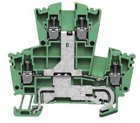 Weidmüller WDK 2,5 PE Beskyttelseslederradsplint 1,5–4 mm², Elfordeling & strømforsyning