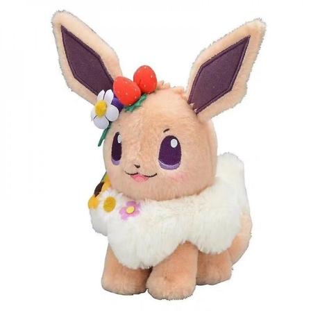 ny ekte Japan Anime Gamepikachu&eievui påske Eevee plysjdukke utstoppet leketøy