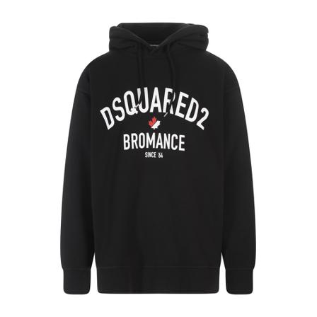 Dsquared2, Hoodies Czarny, Mężczyzna, Rozmiar: S