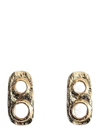 Mango | Combined Textured Earrings | ONE SIZE