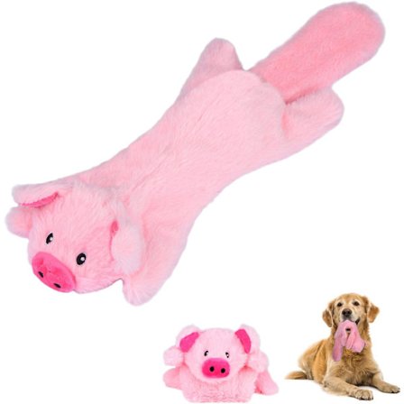 Hundleksaker, interaktiva hund leksaker för tristess, inga stoppning pipande hund leksaker, hållbara hund tuggleksaker för tand rengöring, jul hund 