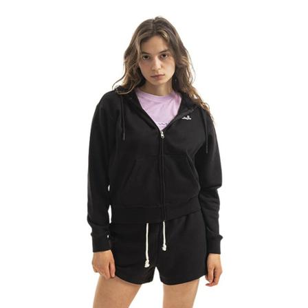 Champion, Hooded Full Zip Sweatshirt 114921 Kk 001 Czarny, Kobieta, Rozmiar: XS