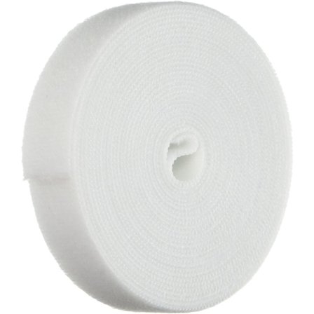 19,6 fot lang 0,75 tommers bredde borrelås med sterk selvklebende