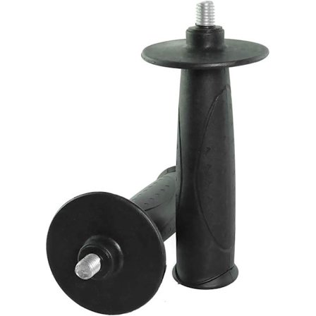 Kaksi hiomakoneen kahvaa, Super Motor muovinen lisäsivukahva,