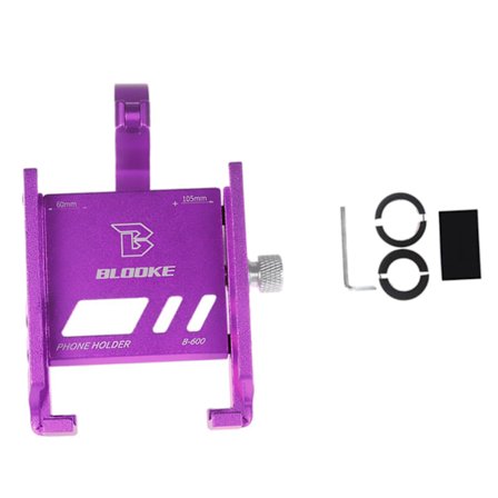 Mobiltelefonholder for sykkel, sparkesykkel, MTB, landeveissykkel, lilla