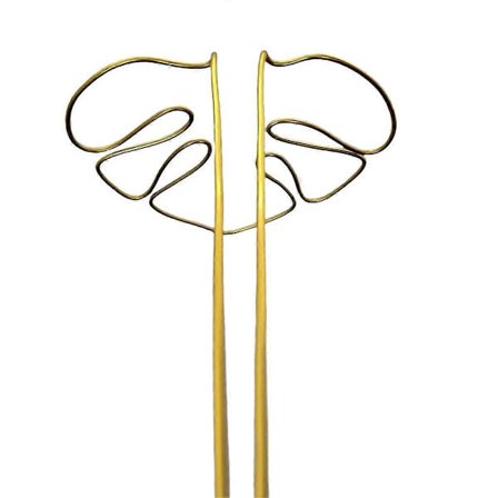 Monstera-formet Plantestøtte Genanvendelig Robust Legeringsplante Stilkstøtte Holder Plantefastholdende Støtte