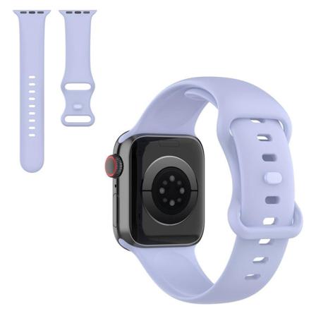 Klockarmband i silikon för Apple Watch 40 mm - Lila / Storlek: S Lila