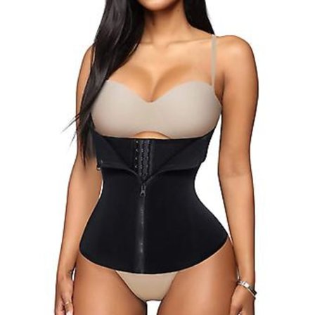 Dame Underbust Korset Taljetræner Stålforstærket Sports Trænings Body Shaper Cincher Rygstøtte -GSL XS