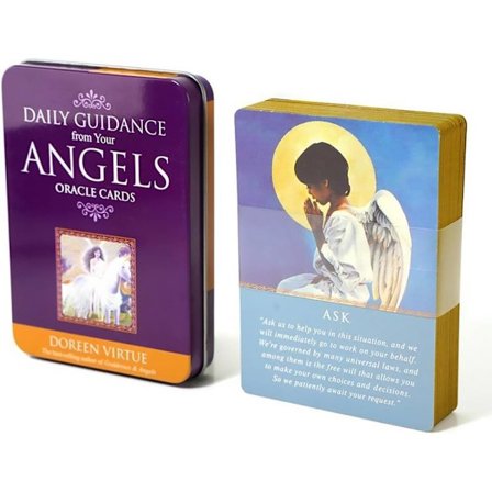Daglig vägledning, änglar, orakelkort, engelska, tarot, fest, profetia, spådom, papper daglig vägledning ängel orakel