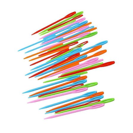 100 stk. Kunsthåndværk Børn Nåle Syning Håndværk Børn Sikkerhed Læring Nåle Vævning Nål Sikkerhed Plast Snørenåle