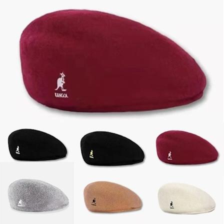 Kangol 504 Flat Cap Mænd Kvinder Casual Basker Hat Vinter Newsboy Caps Til Mænd Kvinder Army Grøn L(58-60cm) Armégrönt L(58-60cm)