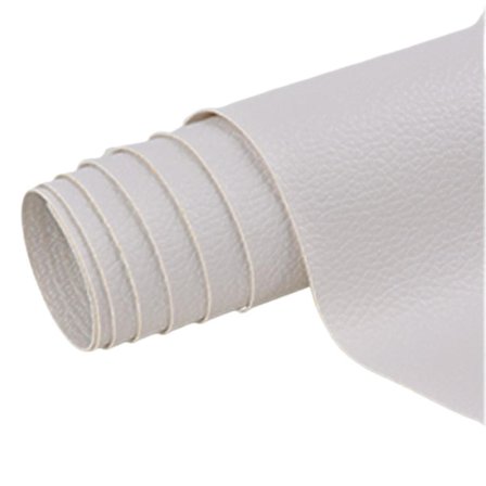 Vit läderreparation självhäftande läderreparationsplåster Pvc-klistermärke möbler soffa Z49193