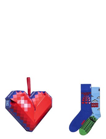 Happy Socks 2-Pack Good Game Socks Gift Set - Red - 41-46