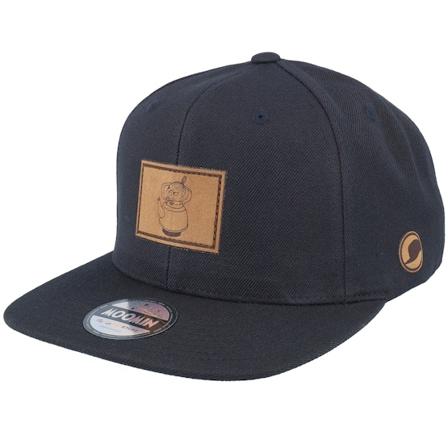 Moomin - Nero snapback Cappellino - "Little My Engraved Patch Black Snapback " @ Hatstore
