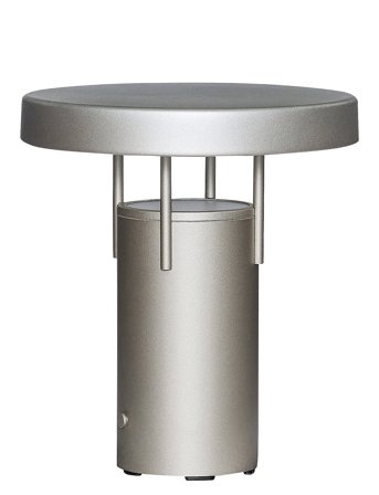 Hübsch Bringme Portable Lamp - Silver - Ø18XH20CM