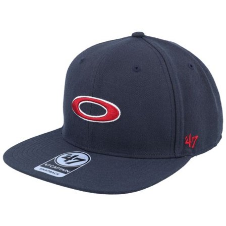 Oakley - Svart snapback Keps - 47 B1b Ellipse Hat Abyss/Iron Red/White Snapback @ Hatstore