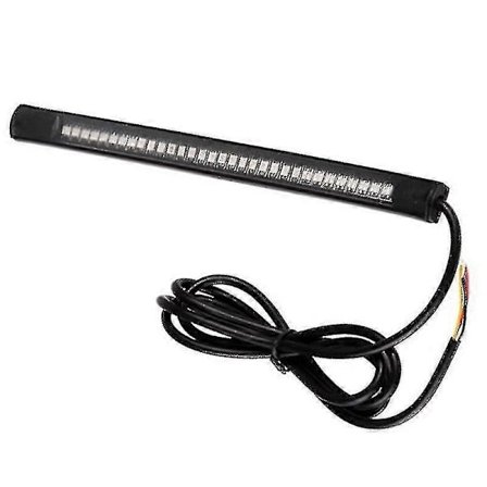 Multifunksjonell LED Motorsykkel Stripelys Brems Bak Blinklys Skiltlys
