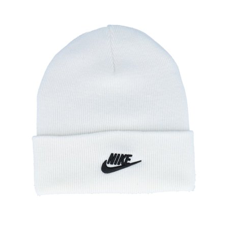 Nike - Weiss Mütze - Peak Beanie Tc Futura F24 L White/Black Cuff @ Hatstore