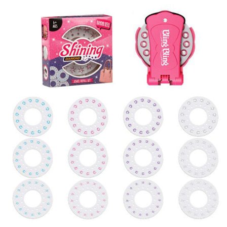 Skinnende Bling Diamant Hår Glimmer, Häftapparatle