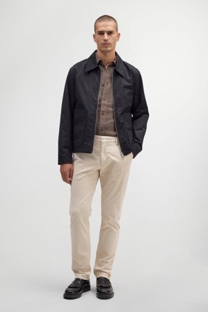 NN.07 Theo Chino Herren Weiß Baumwollmix