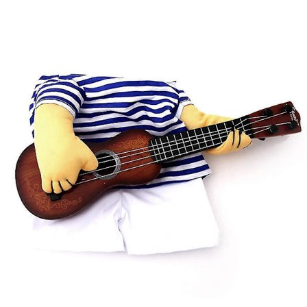 Sjovt Halloween-kostume til kæledyr, guitar-hundekostume, udklædningstøj til kæledyr, dragt til hvalpe, små og mellemstore hunde, julefrokost, 