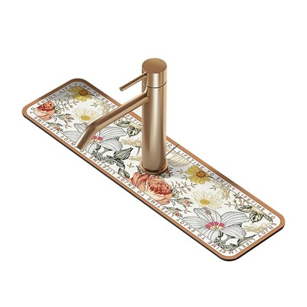 Premium Kvalitet Diatom Mud Køkkenhane Dræningsmåtte, Skridsikker