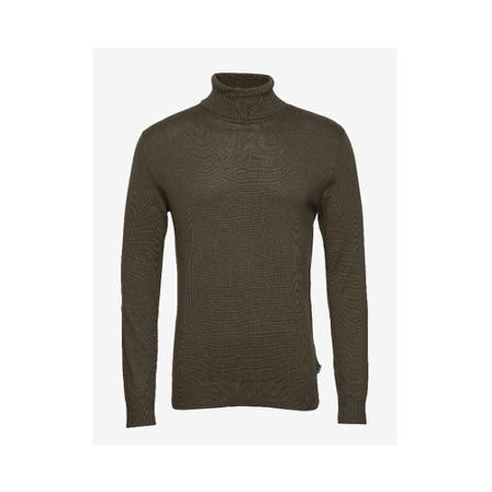 Jack & Jones, Knitwear Roll Neck Groen, Heren, Maat:S