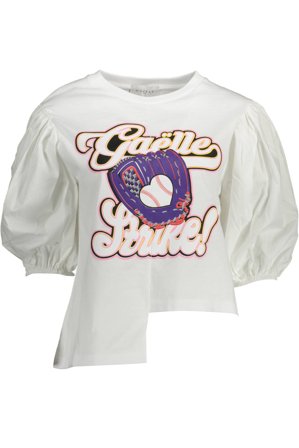 Gaelle Paris T-shirt Maniche 3/4 Donna Bianco