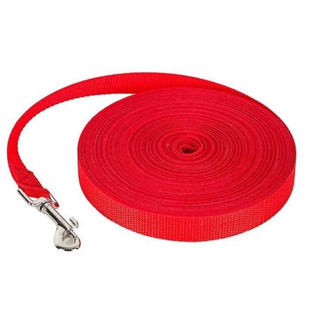 50 m hundebånd, utendørs sporingsbånd for store hunder red 15m *2cm