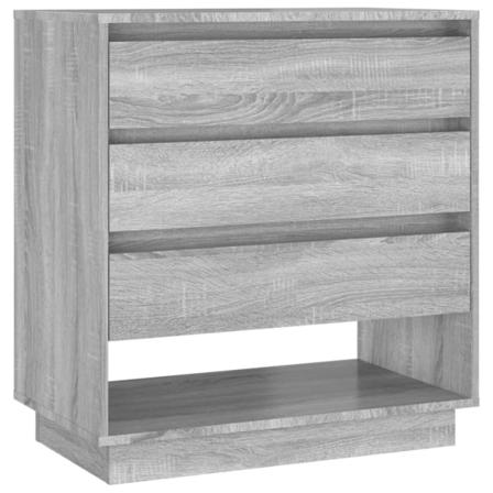 vidaXL Skänk grå sonoma 70x41x75 cm konstruerat trä grå