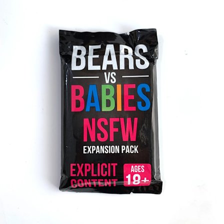 Bears VS Babies -lautapelin lisäpakkaus, vuorovaikutuskortit, peruspeli, opettavaiset lelut