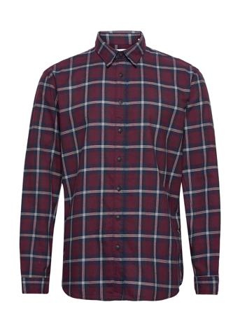 Slhregtrent Shirt Ls Check Patterned Selected Homme