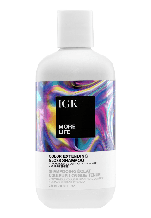 IGK More Life Color Extending Gloss Shampoo Schampo Dam 236ML