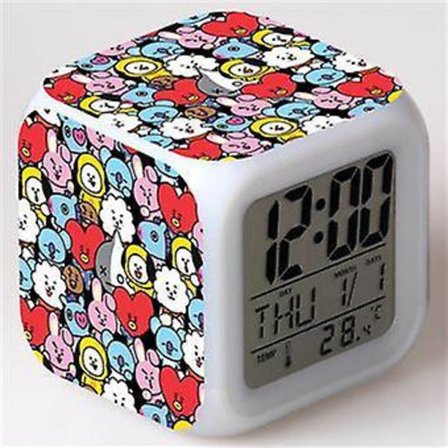 Alarm Clock Children | Led |colour Multifunction | Bt21 17
