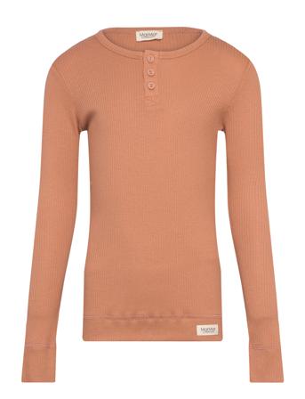 Tee Ls Tops T-shirts Long-sleeved T-shirts Orange MarMar Copenhagen
