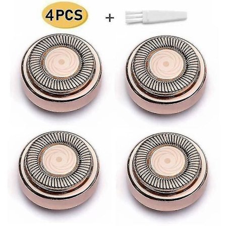 4 stk. Flawless Hair Remover Udskiftningshoveder Klinge Finishing Touch Epilator
